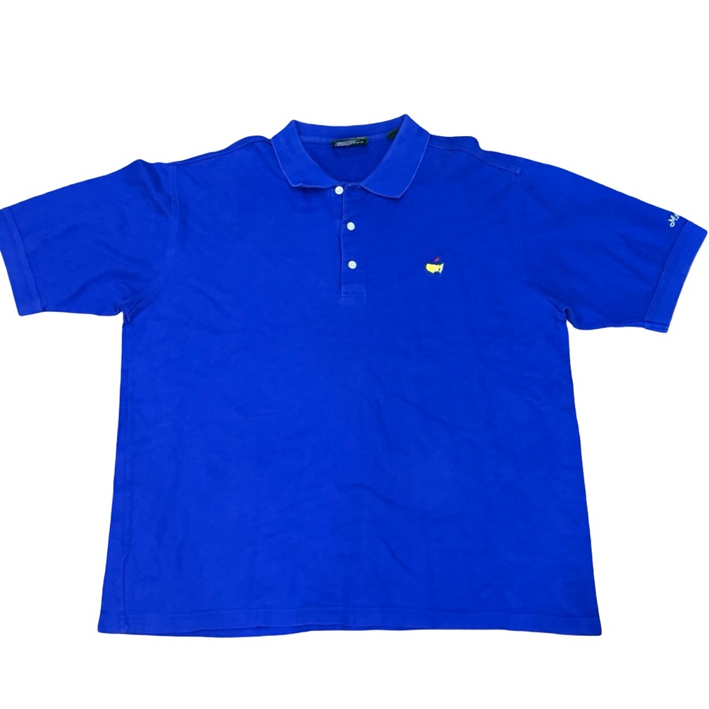 ⛳️ Masters Collection Vintage Royal Blue Polo Shirt Men’s XL - Picture 3 of 10